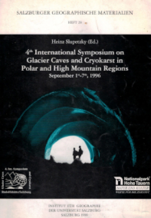 4. International Symposium on glacier caves and cryokarst in polar and high mountain regions