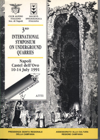 3. International symposium on underground quarries